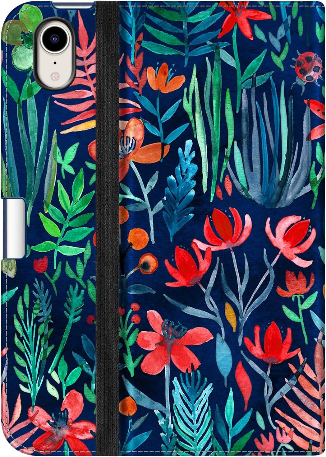 Alt View 5. Fintie - Folio Case for iPad mini 7th Generation (A17 Pro) / mini 6 8.3" Multiple Viewing Angles Stand Cover w/ Pocket - Jungle Night.
