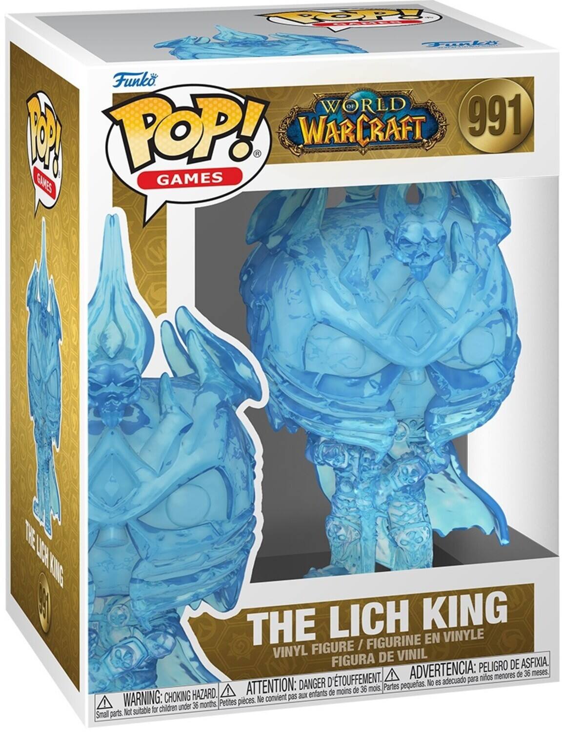 COOPY Tonle  Funko POP! WORLD OF M 991 - GAMES THE LICH KING FIGURINE EN VINYLE FIGURE / VINYL DE VINIL FIGURA PELIGRO DE ASFIXIA. D'TOUFFEMENT. ADVERTENCIA: para nios menores de 36 meses. DANGER D ATTENTION: moins de 36 mois. Partes pequerias. HAZARD. aux enfants de WARNING: CHOKING Petites pieces. Ne convient pas children under 36 months Not suitable for Small parts