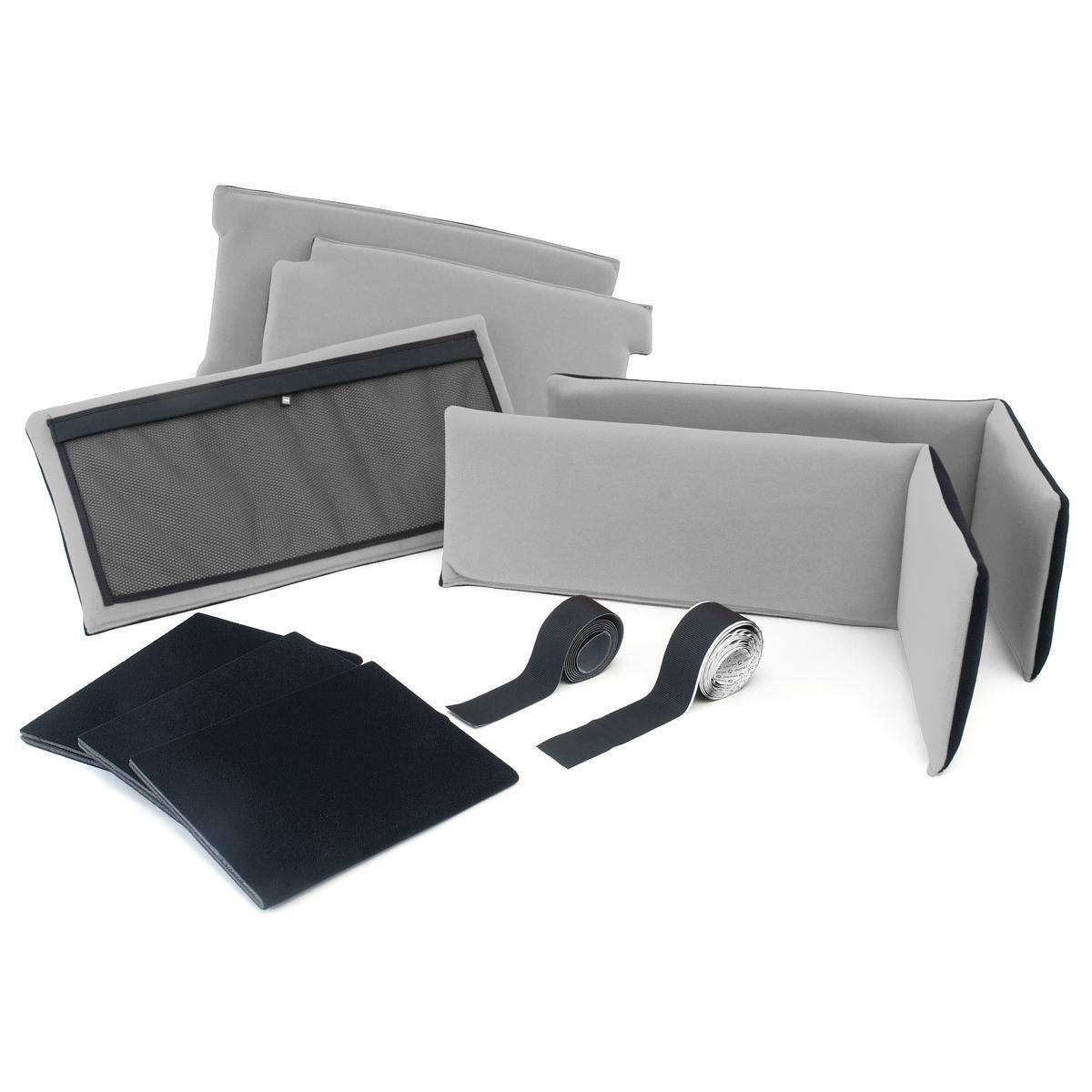 Alt View 3. HPRC - HPRC 4300WSFD Wheeled Resin Hard Case with Divider Kit, Black with Blue Handle.