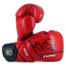 RIVAL - Boxing RS1 2.0 Ultra Pro Lace-Up Sparring Gloves - 18 oz. - Red