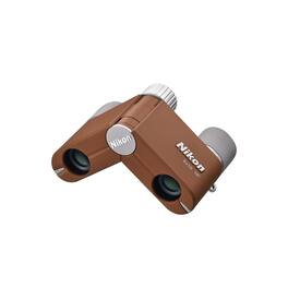 Nikon - 4x10D CF Lightweight Pocket Binoculars with 4x Magnification (Amber Brown)
