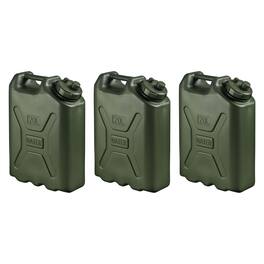 Scepter - BPA Durable 5 Gallon Portable Water Jug Storage Container, 3 Pack - Green