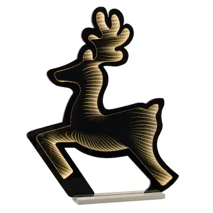 Front. BreeBe - Deer Ekkolight 32.5"H - Purple.