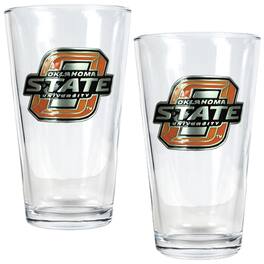 Great American Products - Oklahoma State Cowboys 16oz. Pint Glass Set - Multicolor