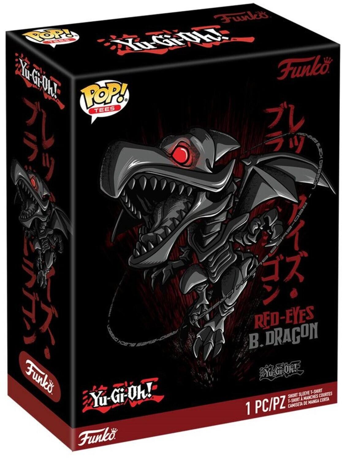 Funko  
Yu-Gi-Oh!  
POP! TEES  

RED-EYES B. DRAGON  

1 PC/PZ  
SHORT SLEEVE T-SHIRT  
T-SHIRT A MANCHES COURTES  
CAMISETA DE MANCA CORTA