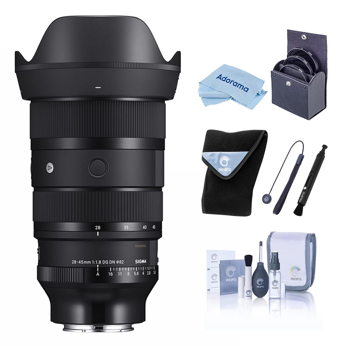 Bundle - Sigma - 28-45mm f/1.8 DG DN ART Lens - Included Value, Sony E