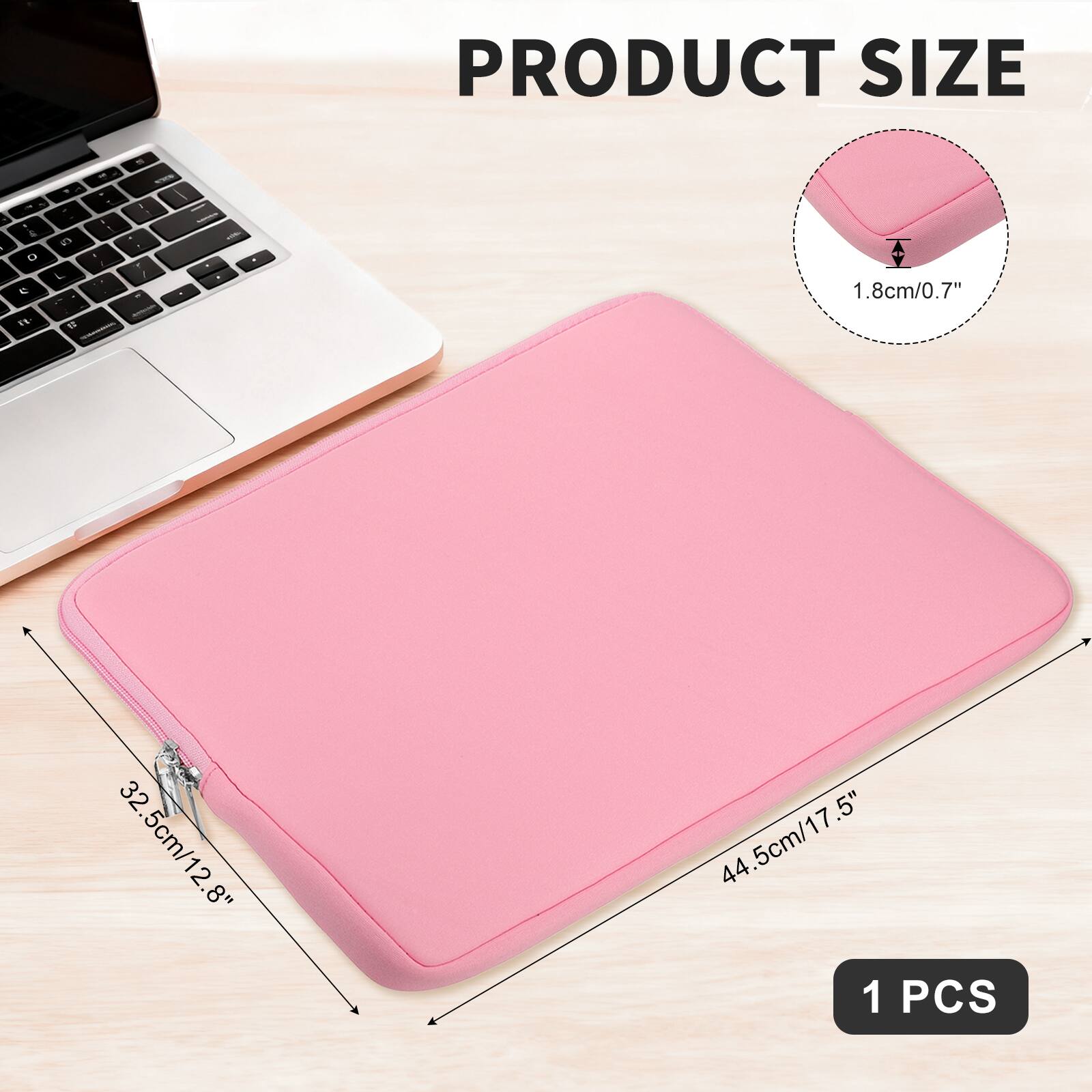 PRODUCT SIZE

1.8cm/0.7"

32.5cm/12.8"

44.5cm/17.5"

1 PCS