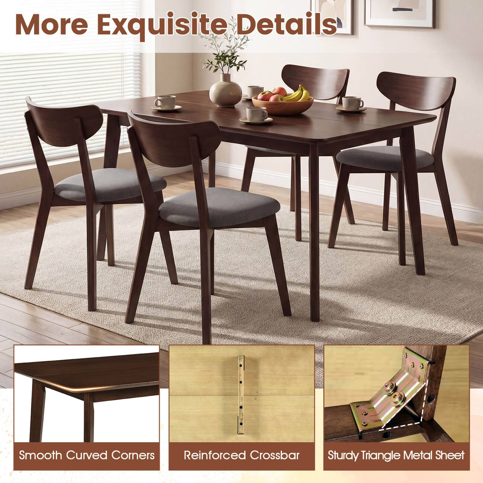 More Exquisite Details

- Smooth Curved Corners
- Reinforced Crossbar
- Sturdy Triangle Metal Sheet