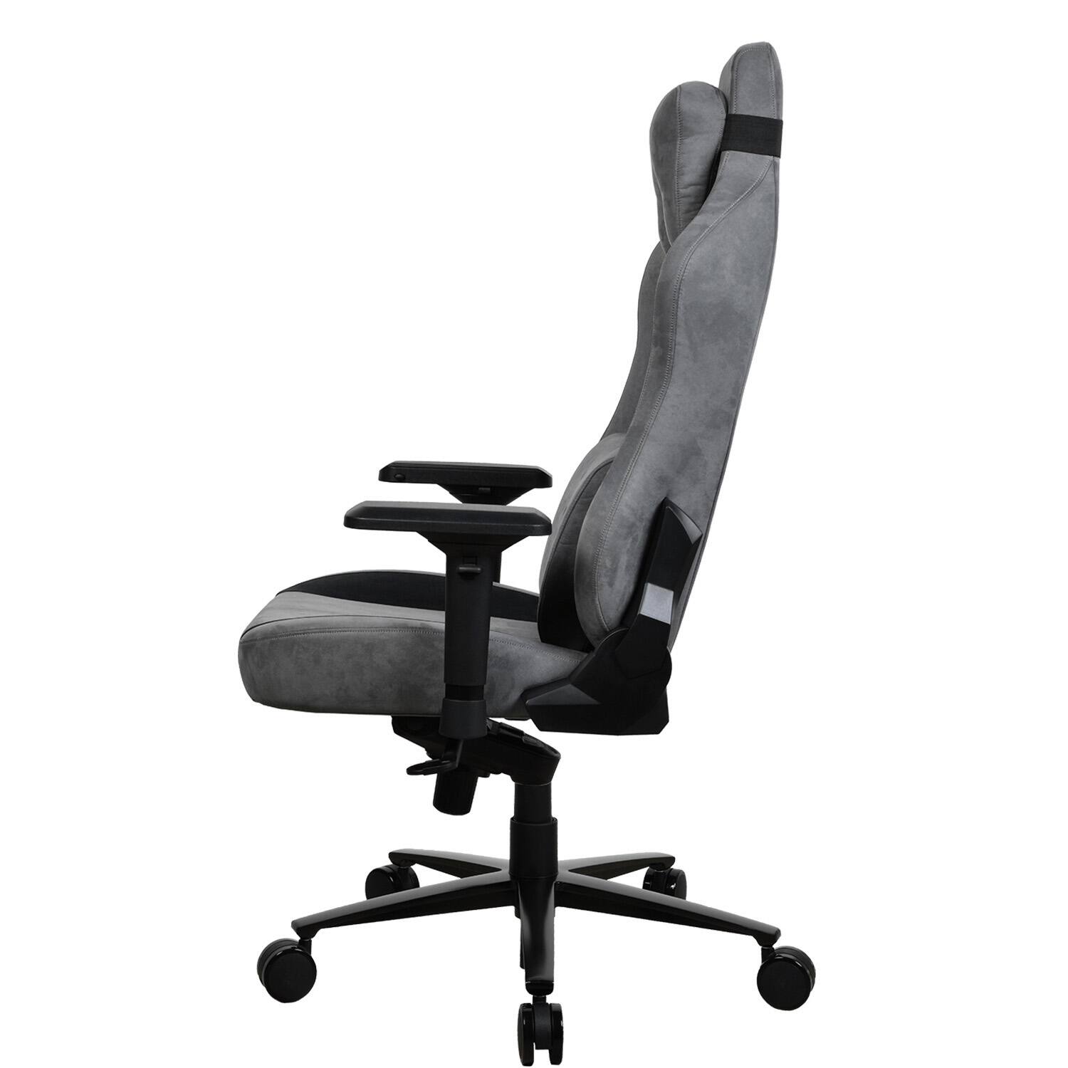 Alt View 11. Arozzi - Vernazza Series Top-Tier Premium Supersoft Upholstery Fabric Gaming Chair - Anthracite.