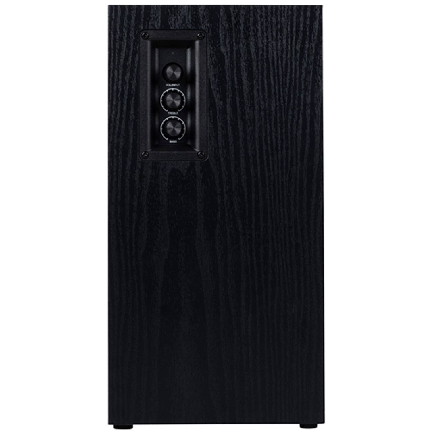 Alt View 1. Dayton Audio - Dayton Audio 70-watt-continuous Bluetooth Powered Bookshelf Speaker Set With 6.5-in. Woofers - Black.