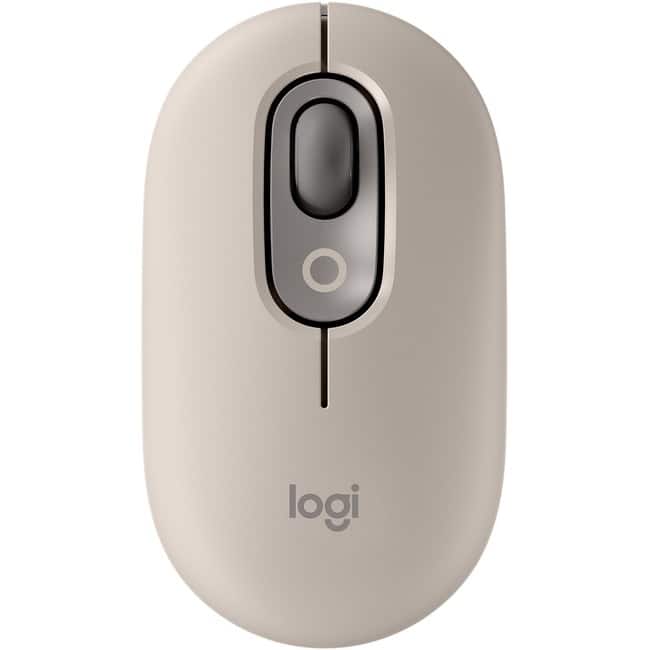 Logitech - POP Mouse, Wireless Mouse with Customizable Emojis, SilentTouch Technology, Precision/Speed Scroll - Wireless - Mist