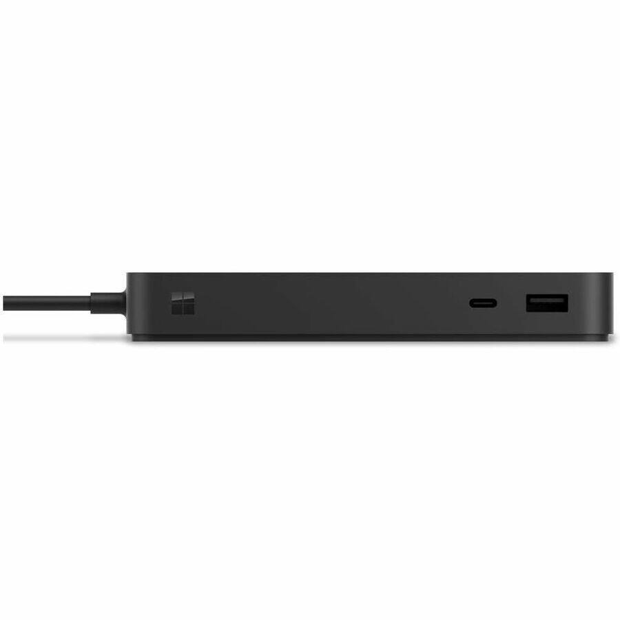 Alt View 4. Microsoft - Microsoft Docking Station - for Notebook, Monitor - 165 W - Thunderbolt 4 - 2 Displays Supported - 4K - 3840 x 2160 - 6.