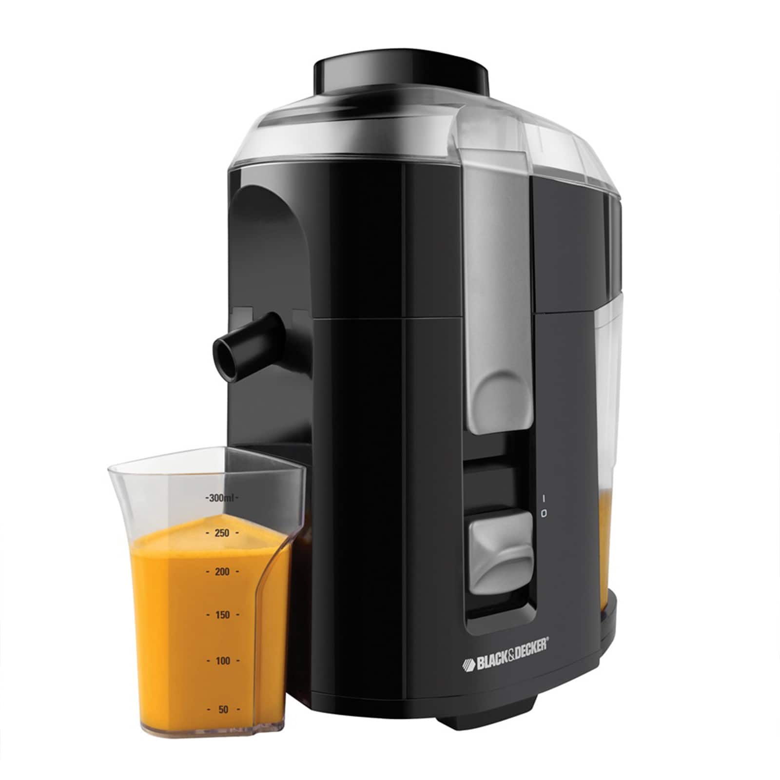 Black+Decker - and Decker Fruit and Vegetable Juice Extractor - Black