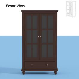Famapy - Pantry Cabinet Buffet Showcase & Organize in Style Credenzas - Brown