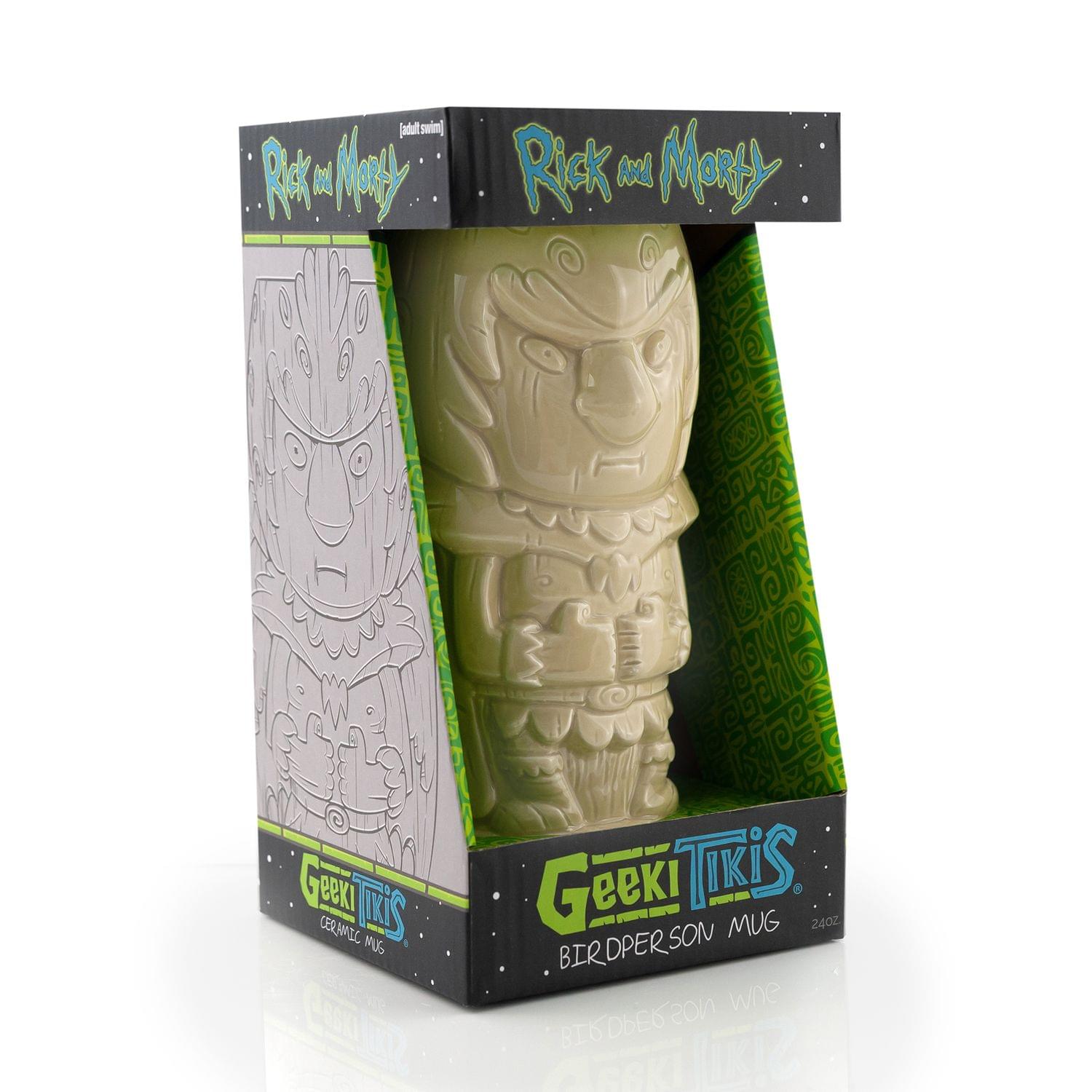 Rick and Morty  
Geeki Tikis  
Ceramic Mug  
Birdperson Mug  
24oz