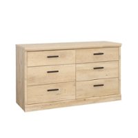 Sauder - Aspen Post 6 Drawer Dresser - Prime Oak - Front_Zoom