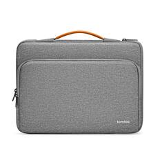 Front. tomtoc - Defender-A14 360° Protective Laptop Carrying Case Sleeve for 13-inch MacBook Air M5/M4/M3/M2/M1, 13" MacBoook Pro/Neo - Gray.