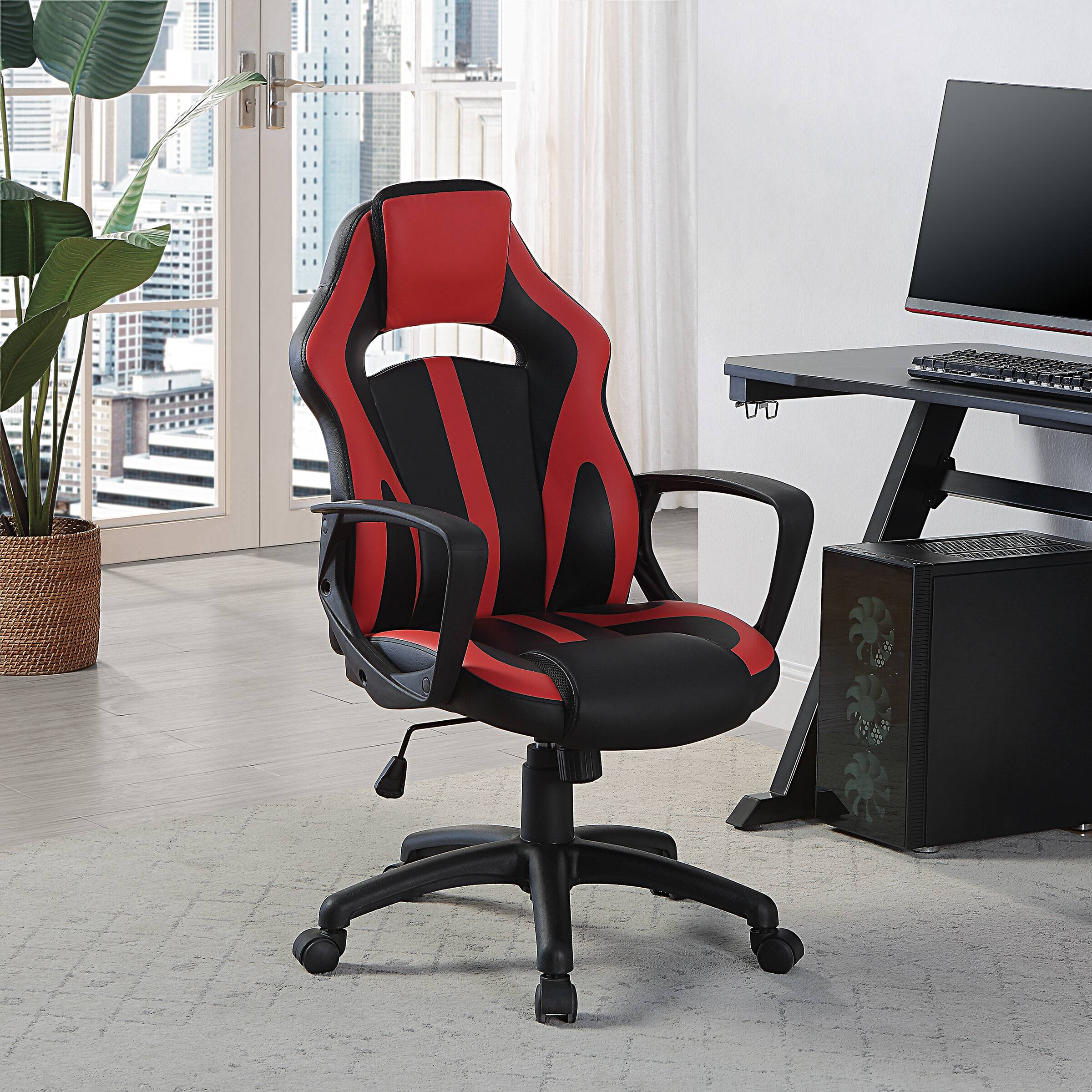 Alt View 15. OSP Home Furnishings - Influx Gaming Chair - Red.