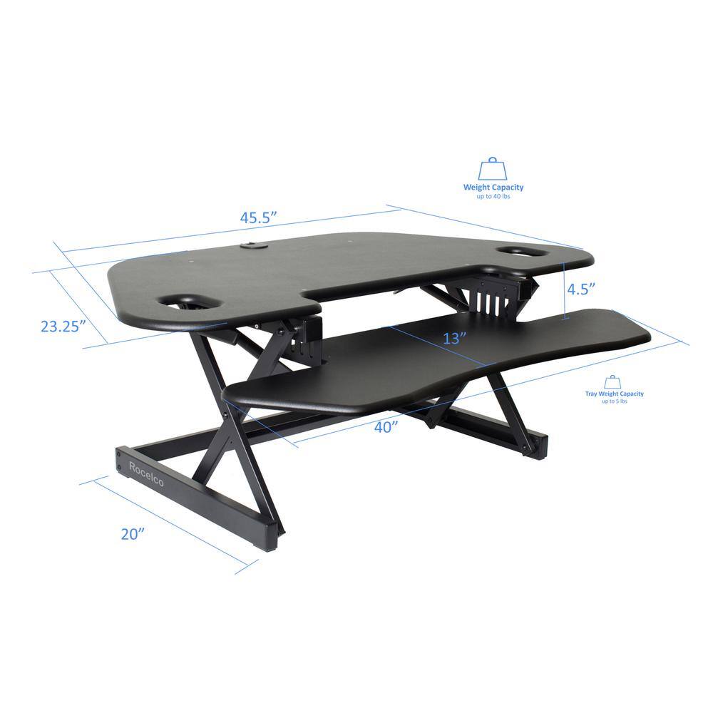 Weight Capacity: 45.5" x 4.5" x 23.25" x 13"  
Tray Weight Capacity: 40" x 20"