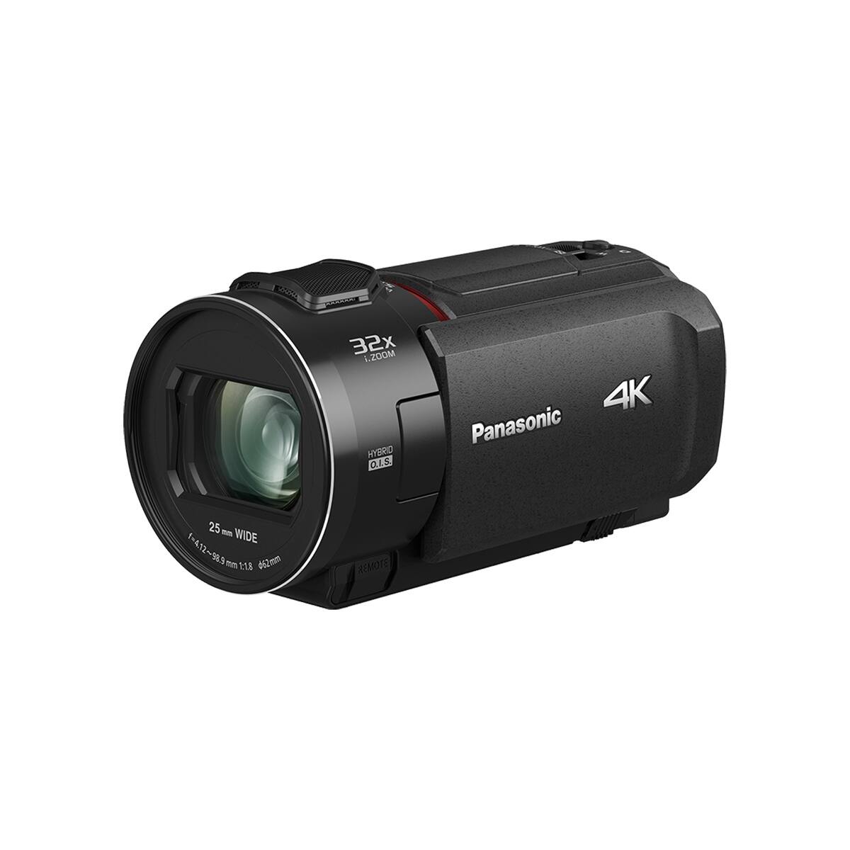 32x i.200M HYBRID O.I.S.  
4K Panasonic  
25 mm WIDE 98.9 mm 1:1.8 d62mm  
REMOTE