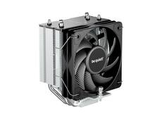 Front. be quiet! - be quiet! Pure Rock Slim 3, CPU Cooler, 130 W TDP, 100 mm PWM be quiet! Fan, 3 Heatpipes, Asymmetric Design, Slim Tower - Black.