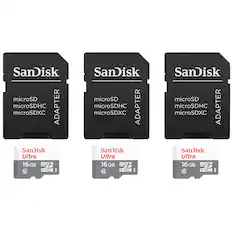 SanDisk microSD microSDHC ADAPTER microSDXC
SanDisk Ultra 16 GB microSDHC I