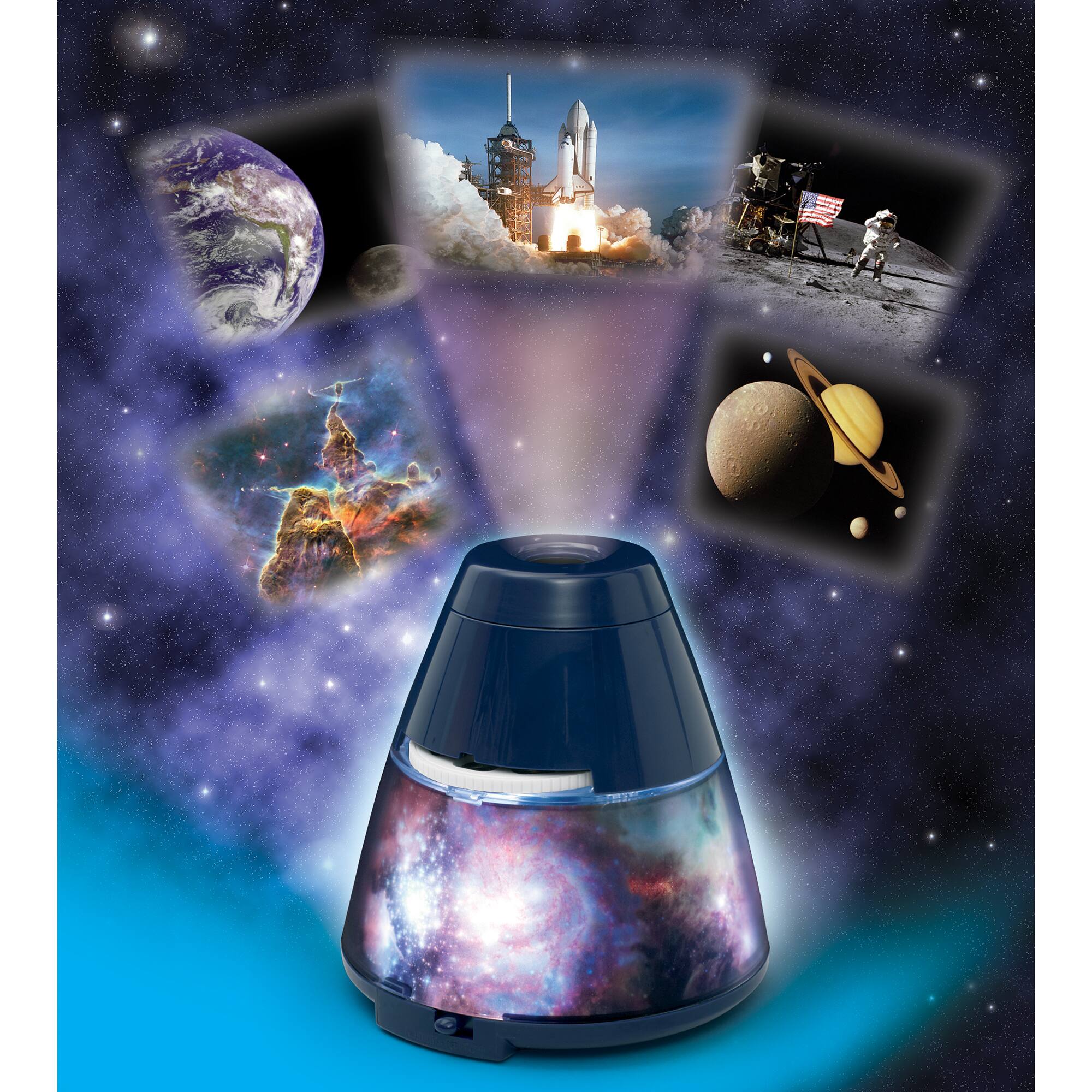Angle. Brainstorm Limited - Brainstorm Toys - Space Explorer Room Projector - 24 Nasa & Hubble Spacecraft Images, Ages 6+.