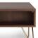 Alt View 13. Simpli Home - Hunter Small Lift Top Coffee Table - Umber Brown and Gold.