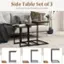Side Table Set of 3 Customize the combinations as needed Small, Medium, and Big.