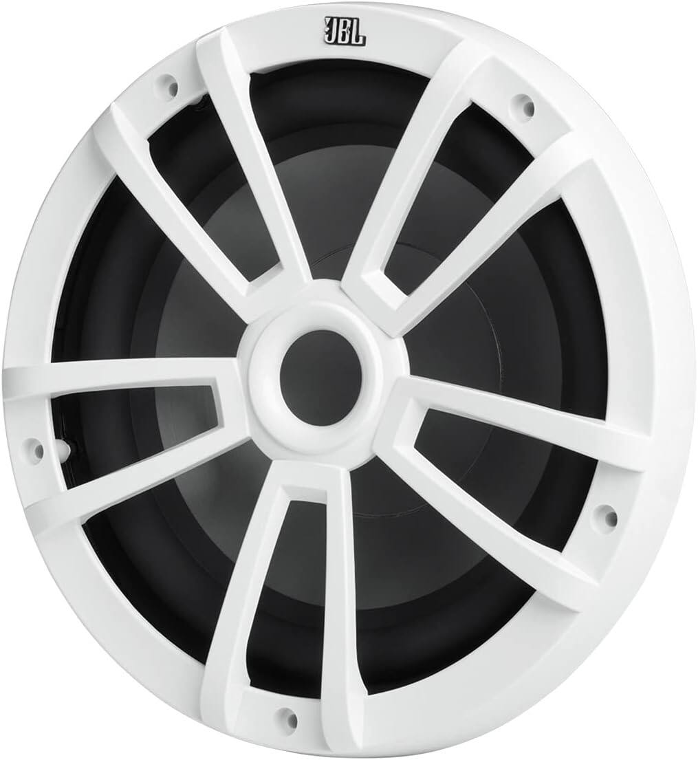 JBL - MARINE STAGE10 10" (250mm) marine audio multi-element subwoofer 200W – WHITE - Black