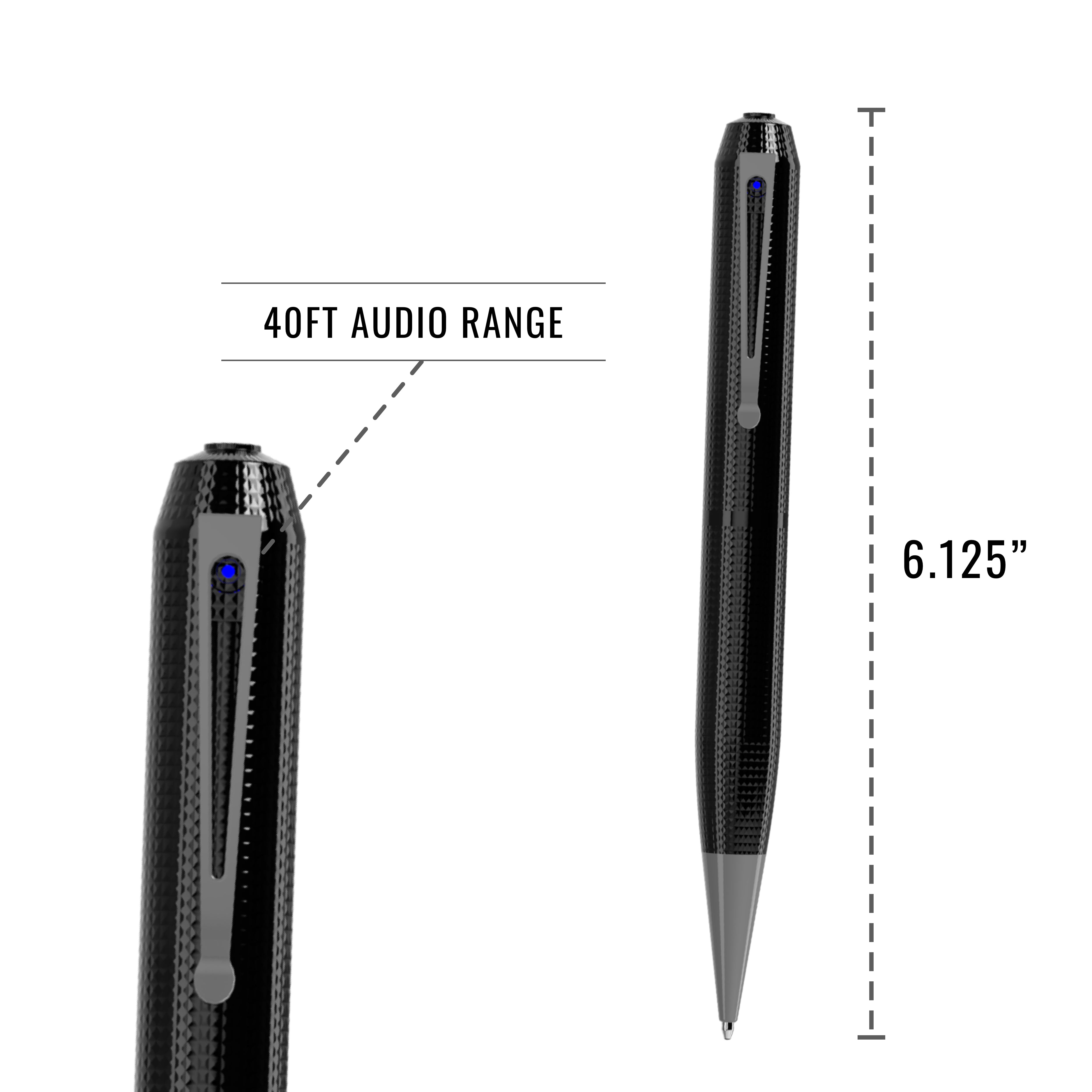 40FT AUDIO RANGE  
6.125"