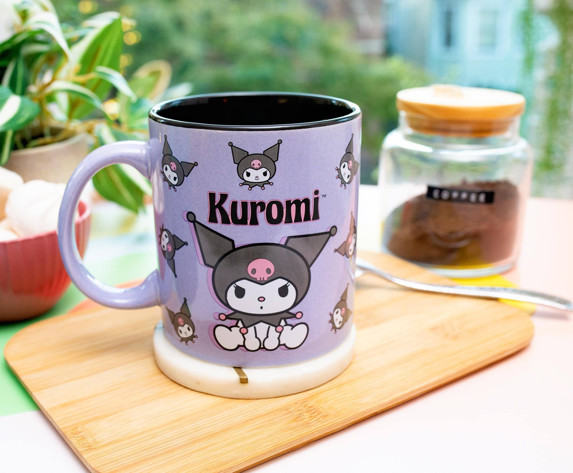 Alt View 10. Silver Buffalo - Sanrio Kuromi Purple Ceramic Mug | Holds 20 Ounces - Purple.