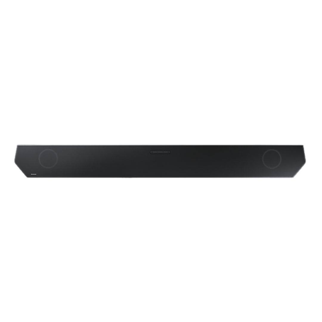 Left. Samsung - SAMSUNG Q990D 11.1.4ch Soundbar with Wireless Dolby Atmos Audio, Rear Speaker - Black.