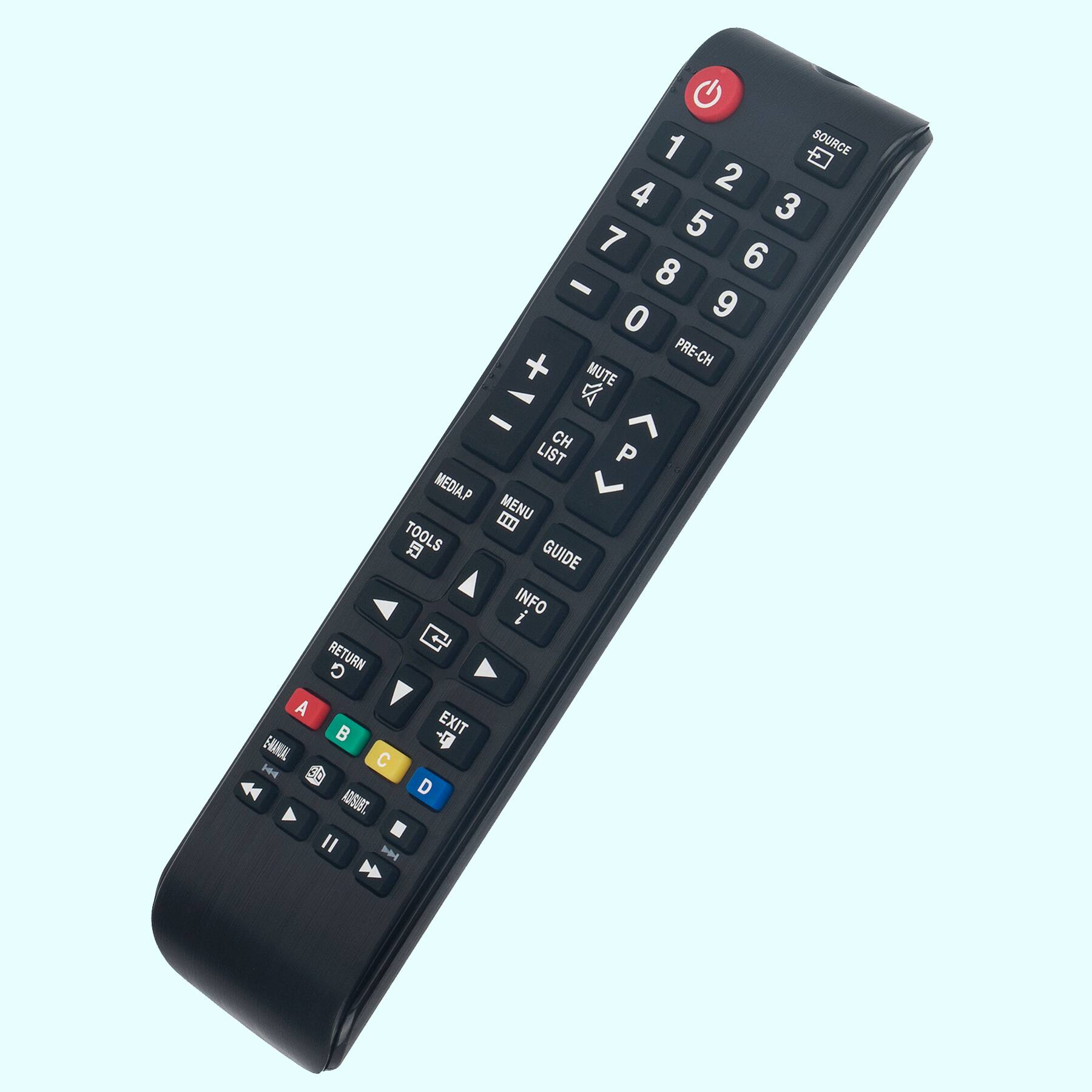 1 SOURCE 2 3 4 5 6 7 8 9 0 - PRE-CH MUTE A CH LIST P MEDIA.P MENU TOOLS GUIDE INFO RETURN A B EXIT C D