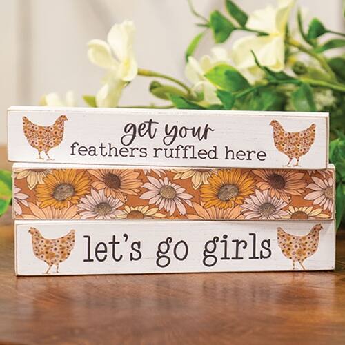 get your feathers ruffled here  
let's go girls