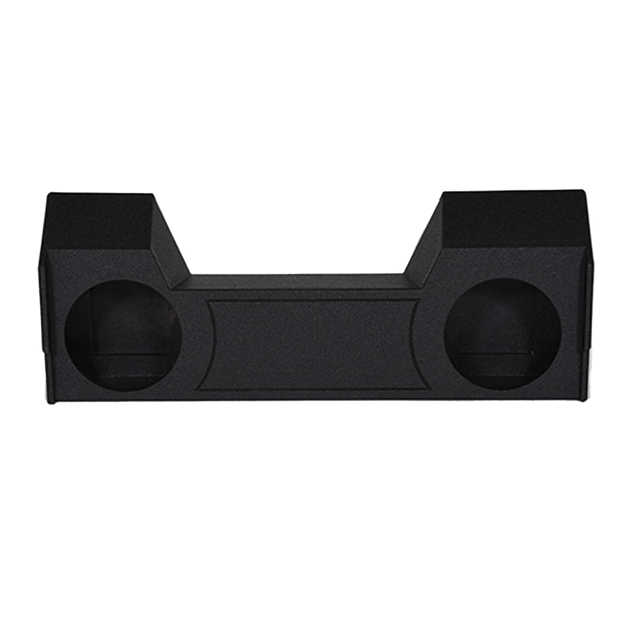 QPower - Dual 12" Subwoofer Enclosure for Dodge Ram Crew Cab & Quad Cab 2019-2025 - BED LINER BLACK