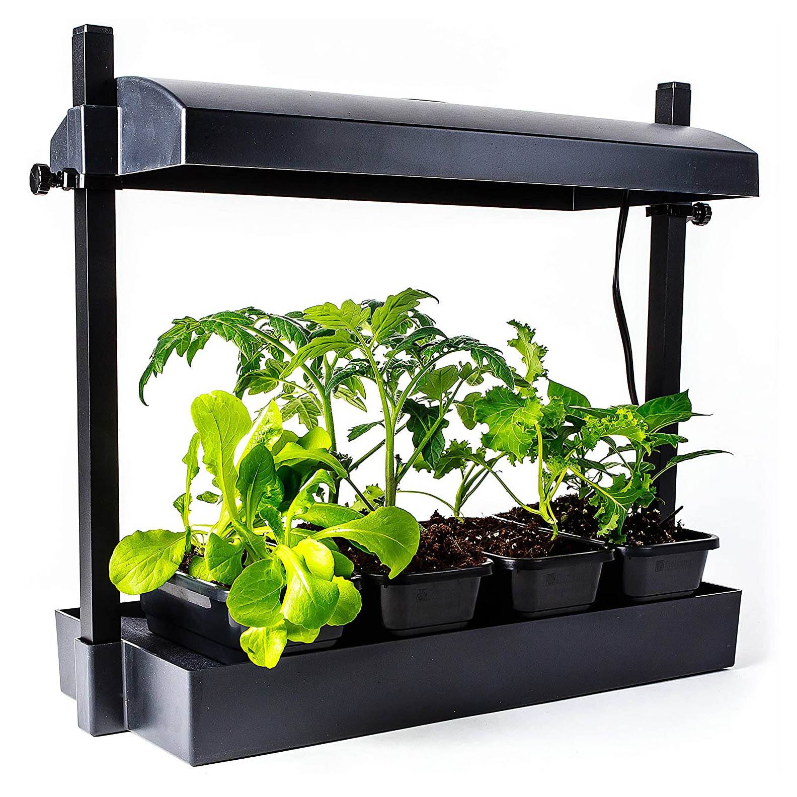 Alt View 2. SunBlaster - SunBlaster 1600218 T5HO Grow Light Garden Micro w/ 1 Strip Light & T5 Reflector - Black.