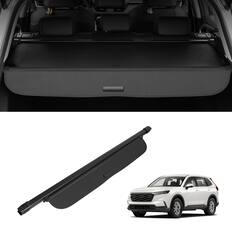 Front. VEVOR - Retractable Cargo Cover for Honda, Upgraded Waterproof Trunk Cover Security Shield Shade - Black.