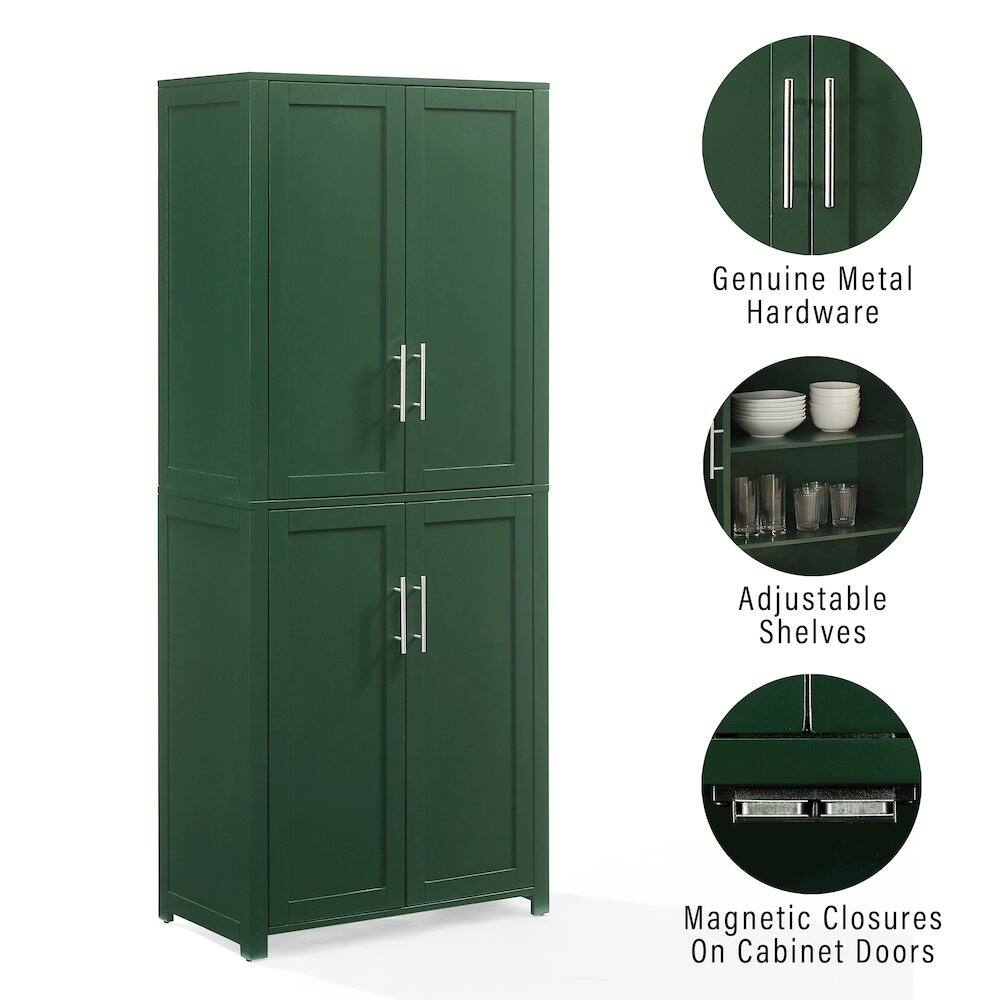 Genuine Metal Hardware Adjustable Shelves Magnetic Closures On Cabinet Doors