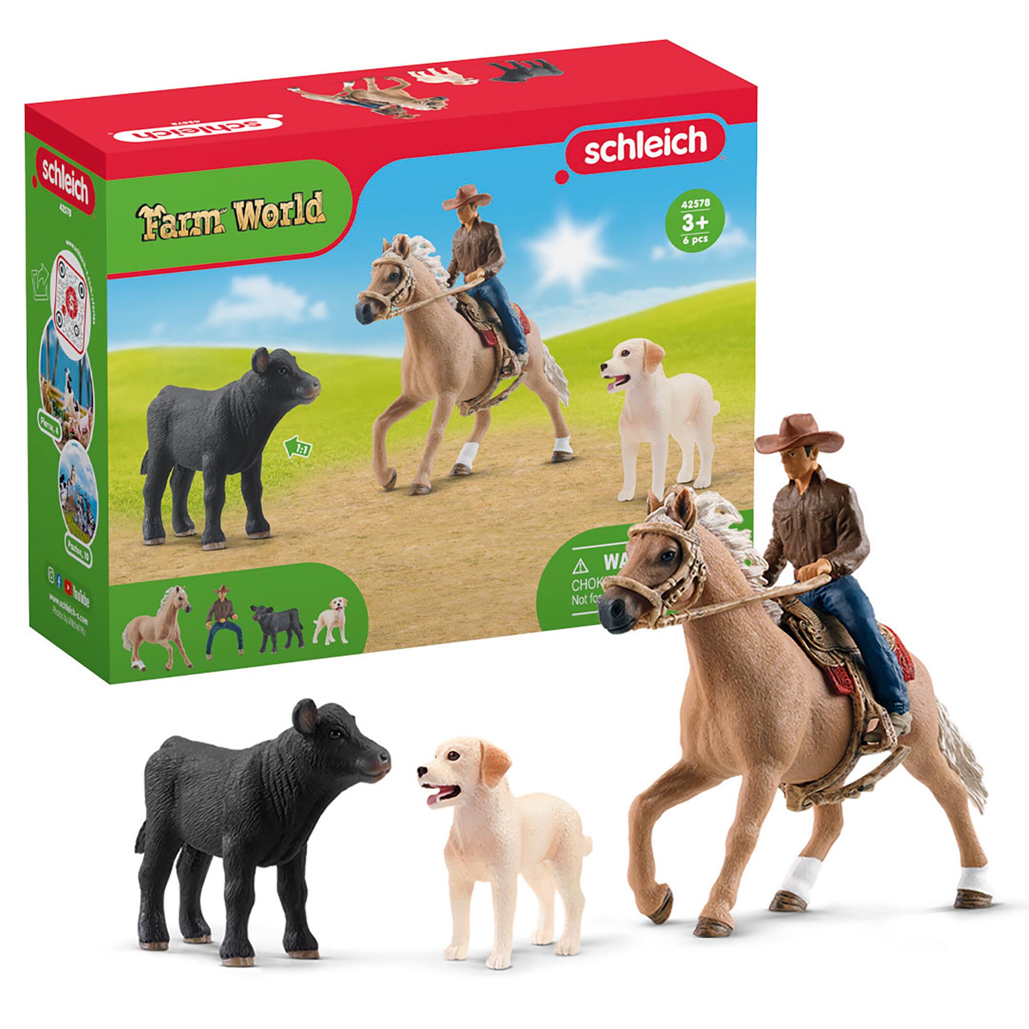 Schleich Farm World 3+ 6 pcs 8 0 Pars D. i weallen bide - A WA CHONE Not fo A.