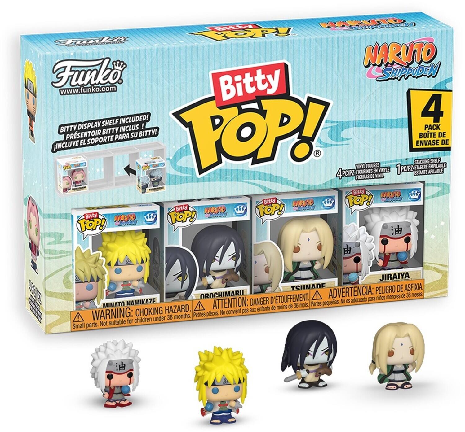 Funko Bitty POP!: Naruto Shippuden - Team 2 4-Pack - COLLECTIBLES