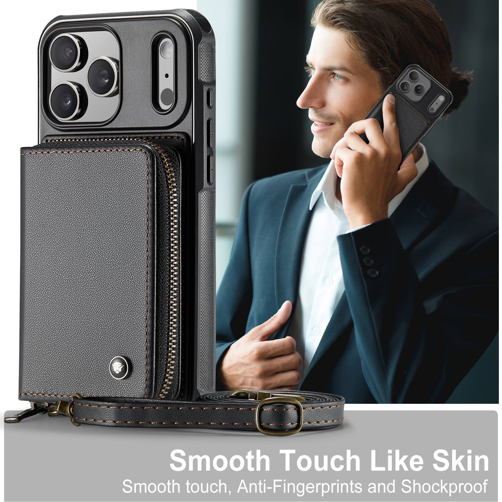 Smooth Touch Like Skin  
Smooth touch, Anti-Fingerprints and Shockproof