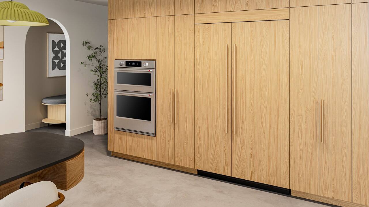 Alt View 3. KitchenAid - 42" wide 25.5 cu. ft. Built-In Panel-Ready (not included) Side-by-Side Refrigerator with Platinum Interior - Panel Ready.