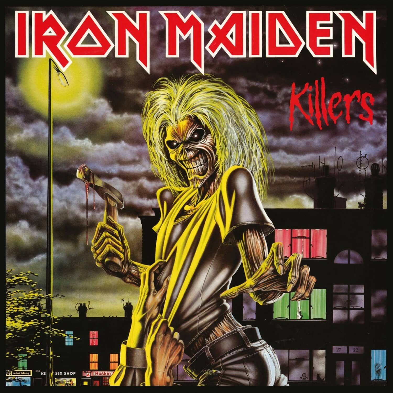 IRON MAIDEN  
Killers  

SEX SHOP  
Ruskin  

27 32