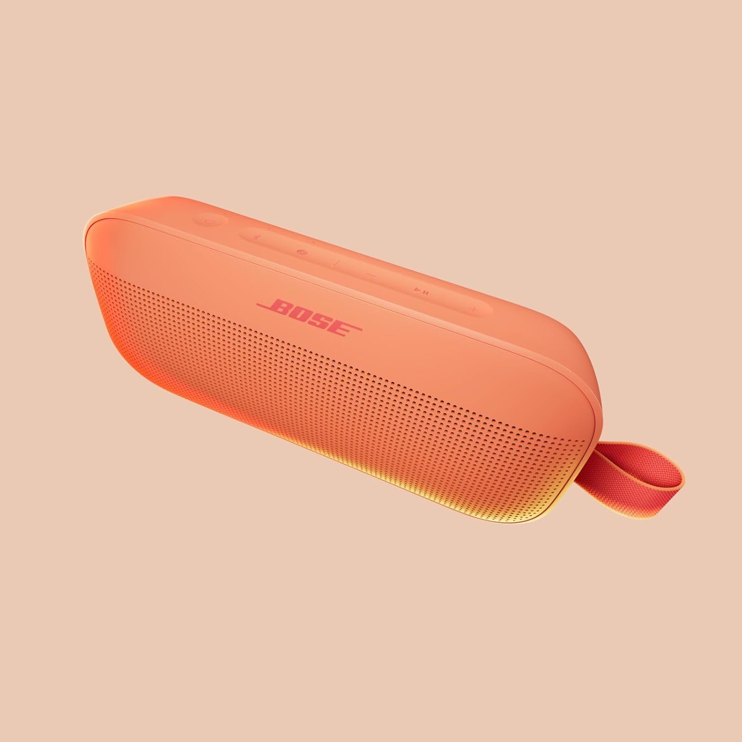 Alt View 1. Bose - Bose SoundLink Flex Bluetooth Speaker (2nd Gen) Bundle with Fast Charger - Portable (Sunset Peach) - Sunset Peach.