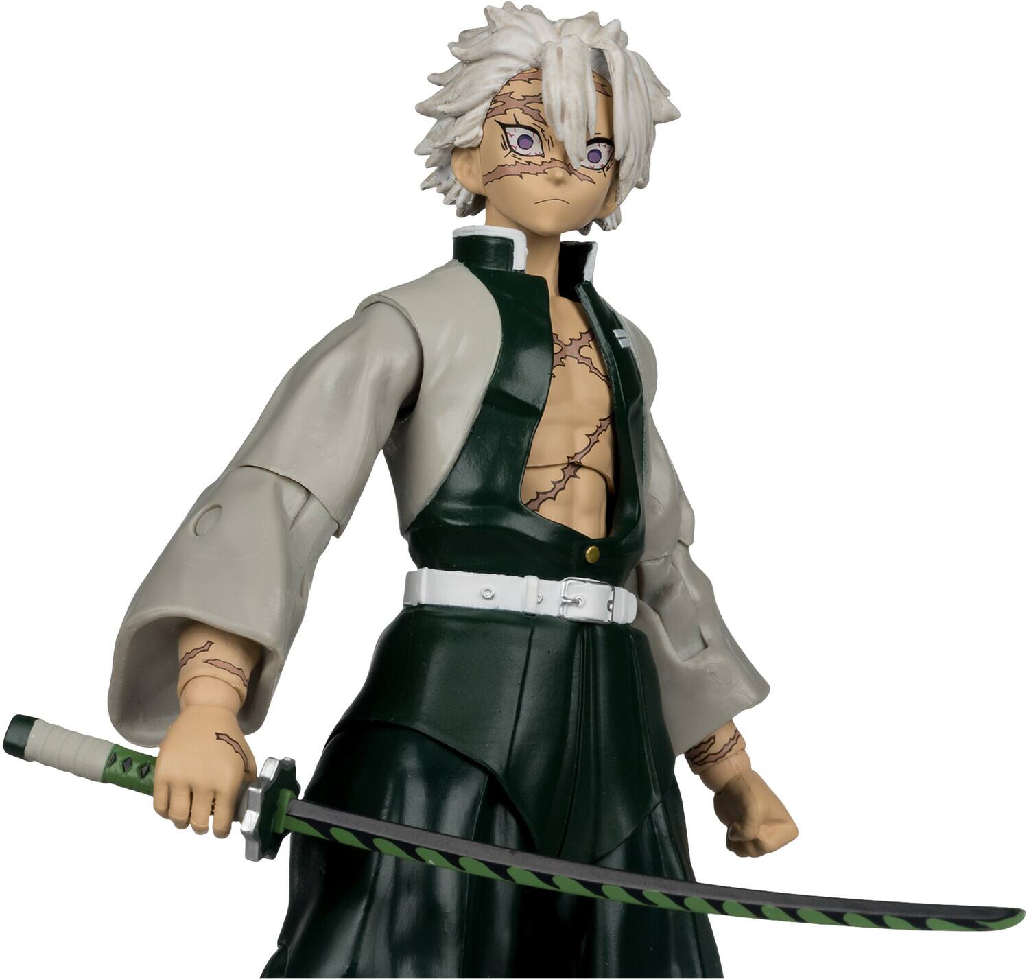 Alt View 3. McFarlane Toys - McFarlane Toys - Demon Slayer 7in Wave 7 - Sanemi Shinazugawa (Season 3)   - COLLECTIBLES - Multicolor.