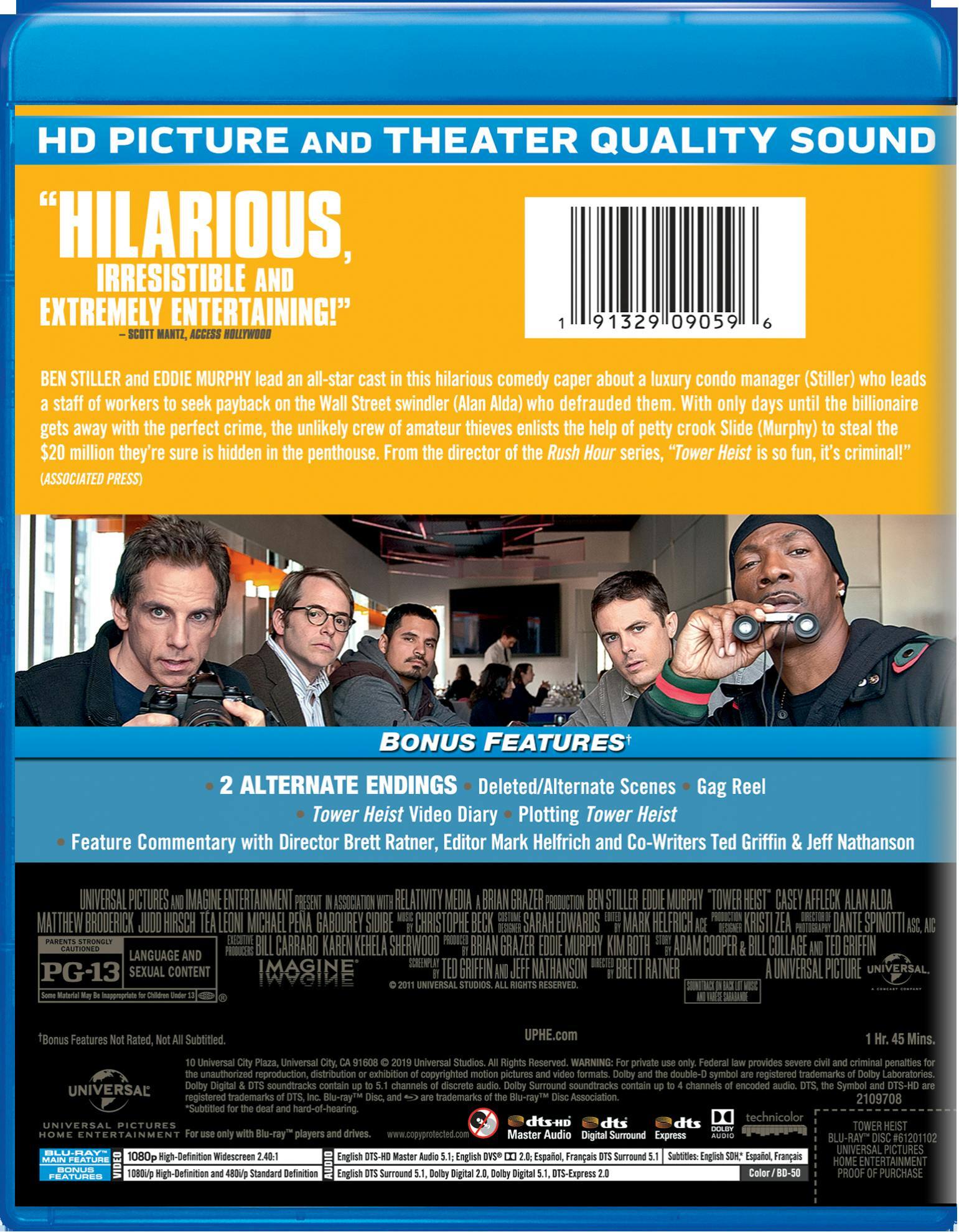 Angle. Tower Heist (Blu-ray New Box Art) [Blu-ray].