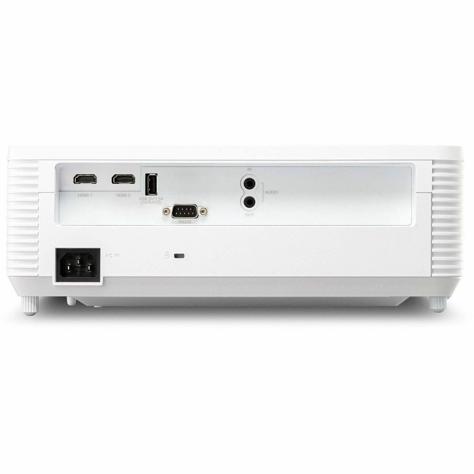 Alt View 11. ViewSonic - Home and Office PA503HD 1080P DLP Projector - White.