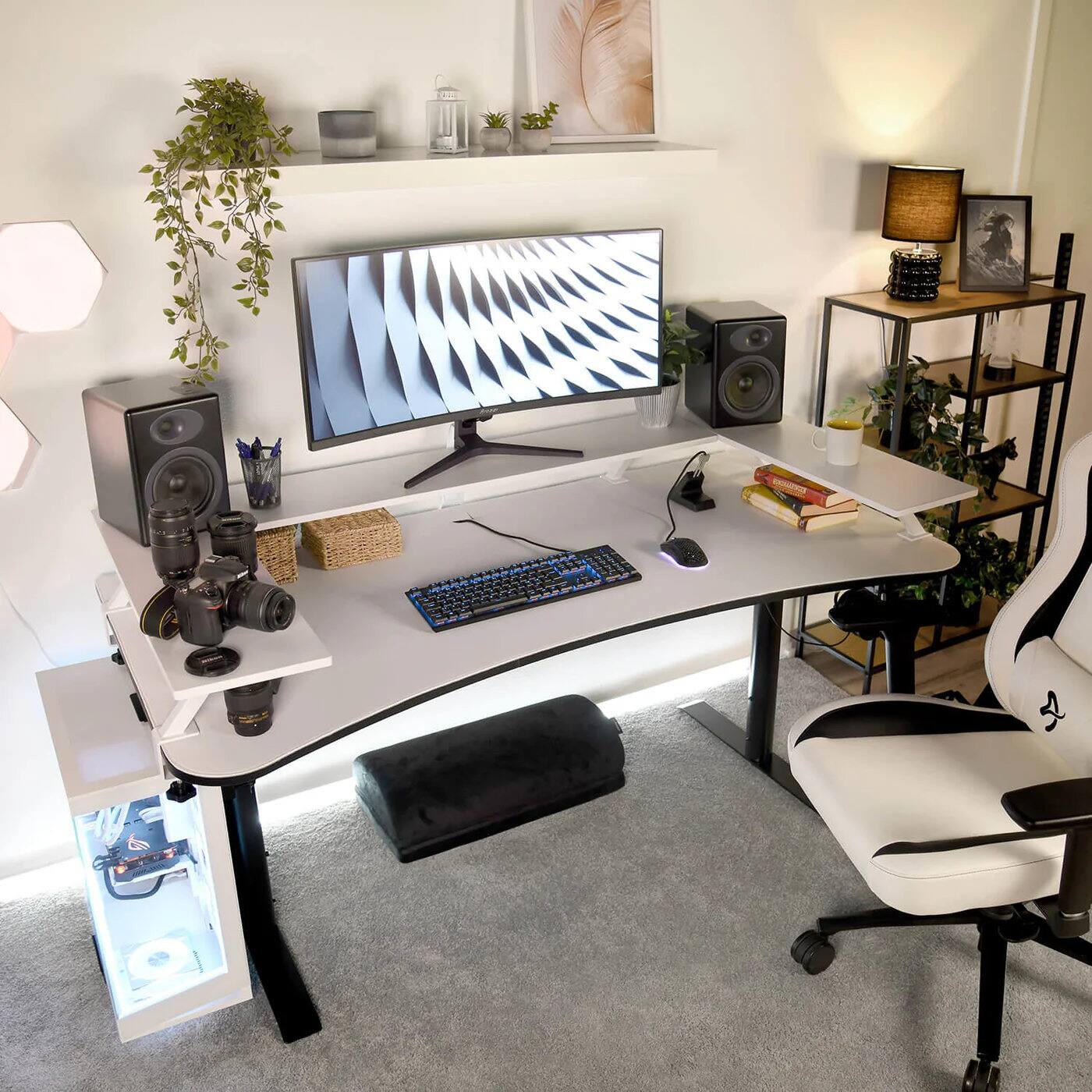 Arozzi Desk Riser Large White AZ-DR-L-WT - Best Buy