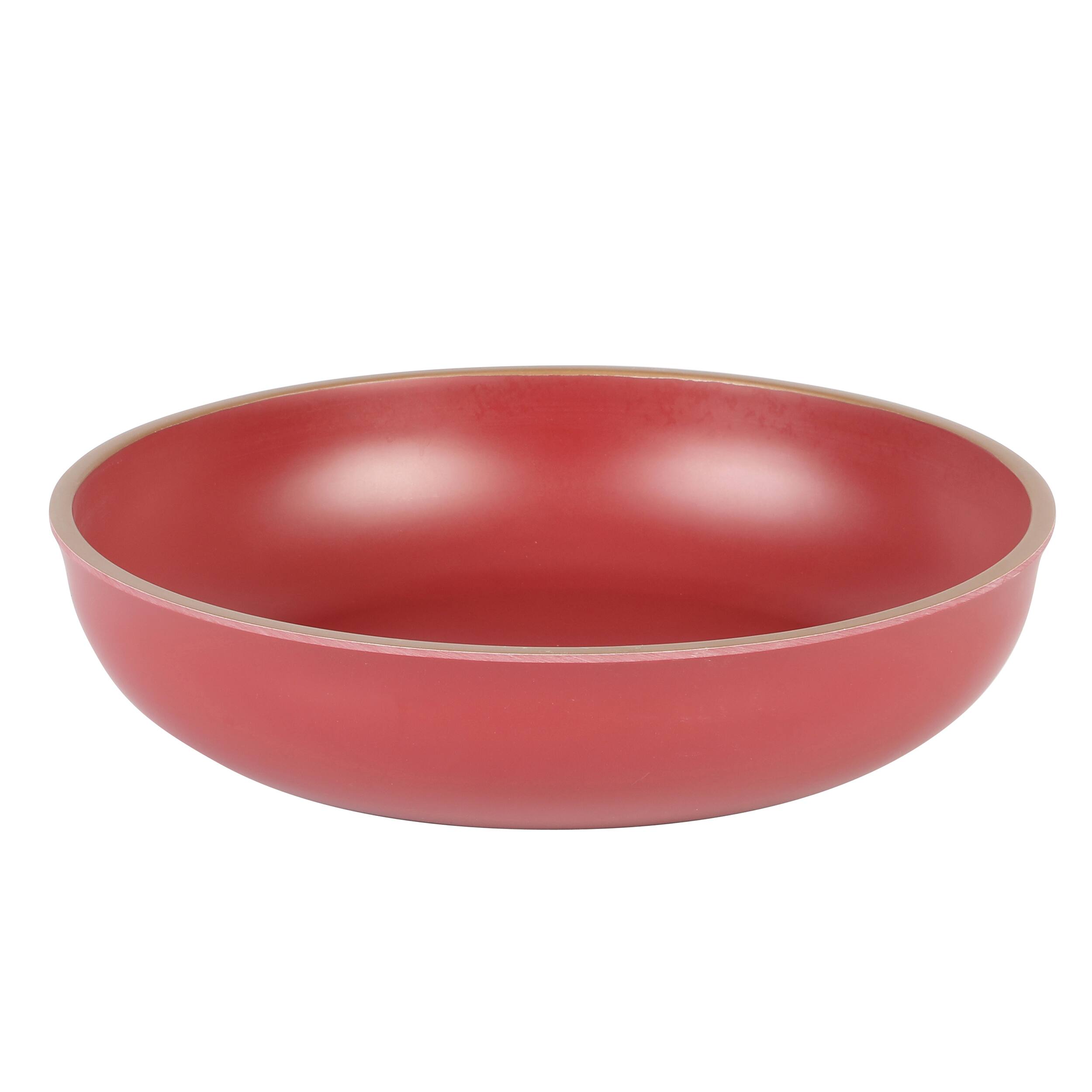 Alt View 3. Gibson - Gibson Home Rockabye 12 Piece Double Bowl Malemine Dinnerware Set in Red - Red.